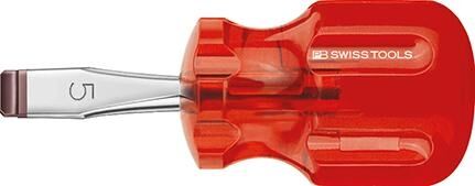 PB SWISS TOOLS Schraubendreher Stubby Schlitz 6,5x1x30mm Classic