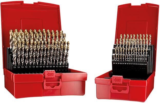 DORMER Spiralbohrer Set 1,0-10,0X1/10mm HSS TiN