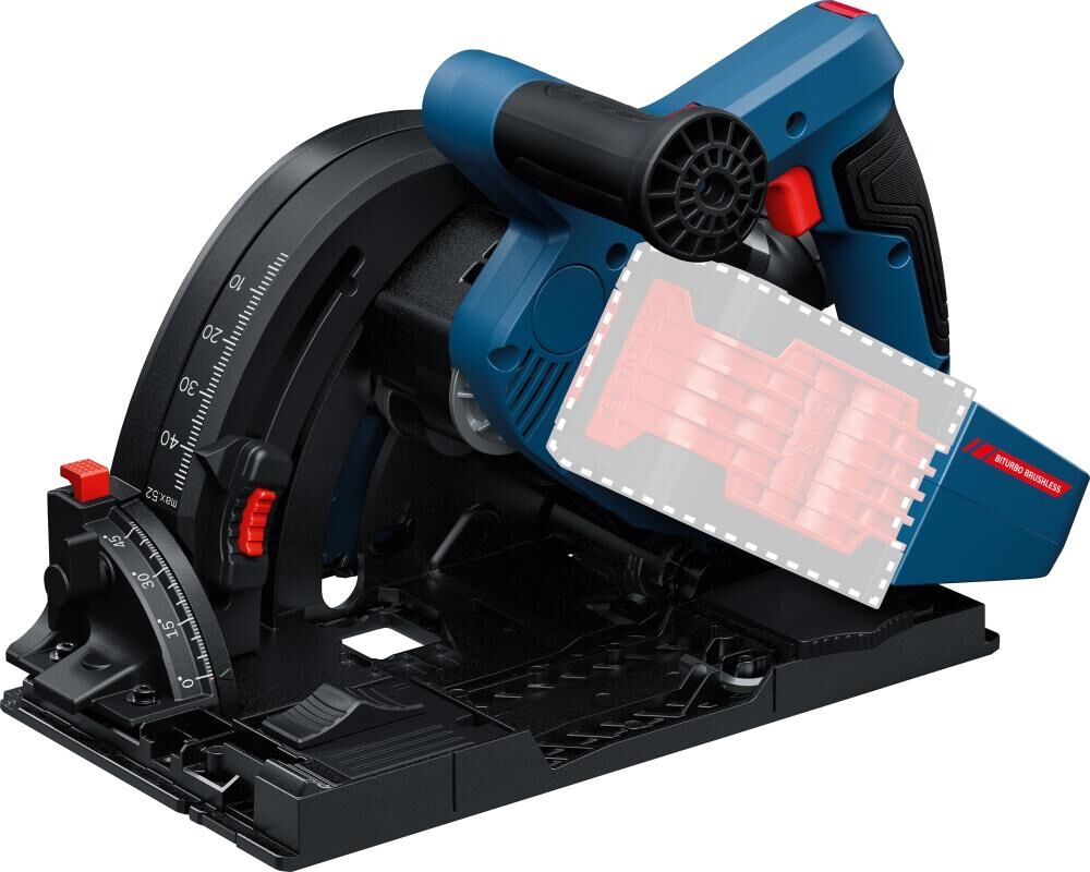 BOSCH EXPERT Akku-Tauchkreissäge EXKT18V-52G, solo, in L-BOXX