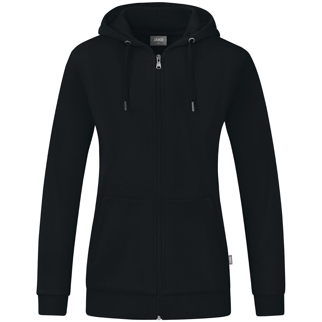JAKO Kapuzenjacke Organic Damen C6820 Gr. 36 schwarz