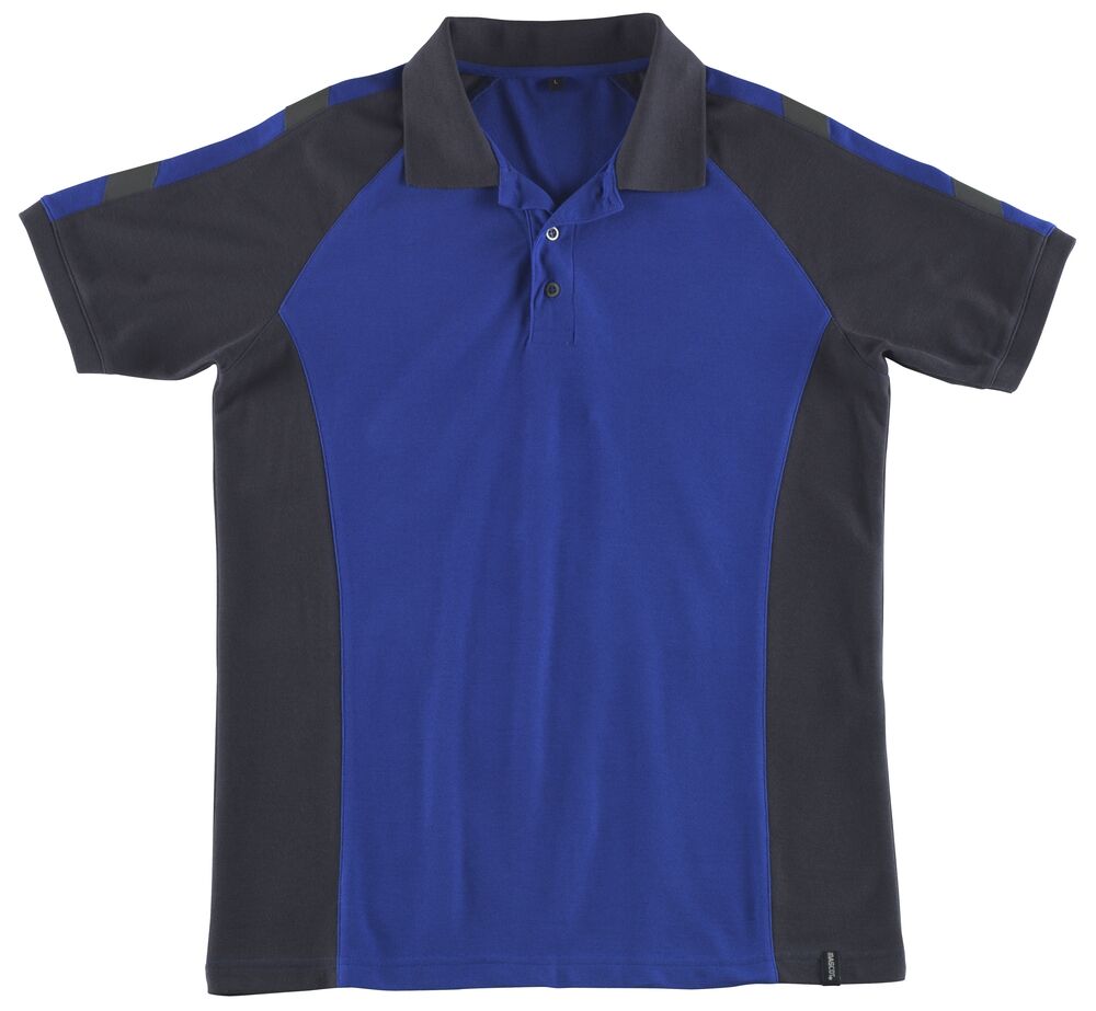 MASCOT Polo Shirt Unique Bottrop Gr. XXL kornblau/schwarzblau 50569-961