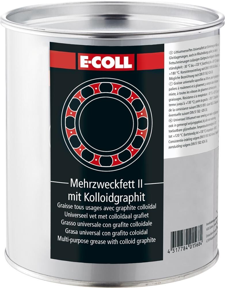 E-COLL Mehrzweckfett II 1kg graph. Dose