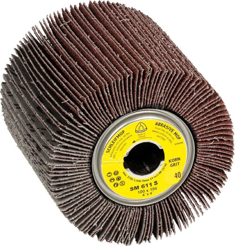 KLINGSPOR Schleifmoprad SM611 K40 100x100x19mm