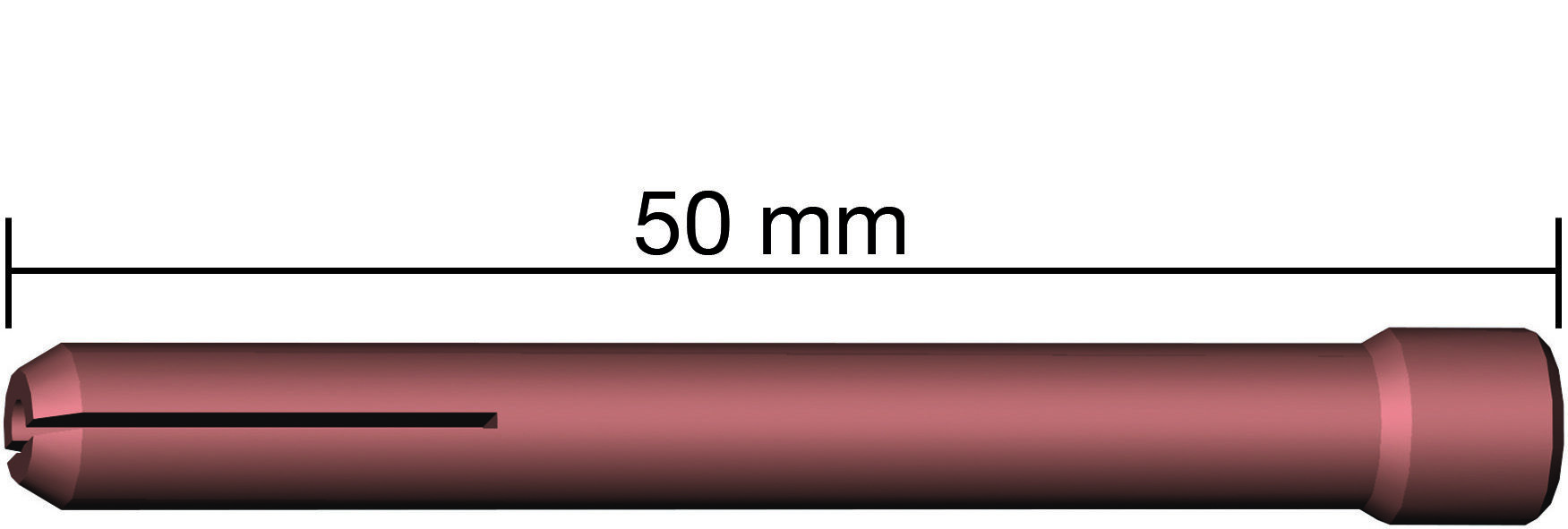 Spannhülsen 1,6mm 50mm Lg. 702.0008