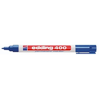 EDDING Permanentmarker 400 4-400003 1mm Rundspitze nachfüllbar blau