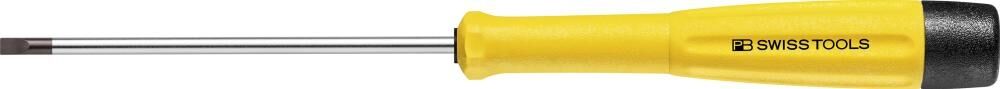 PB SWISS TOOLS Elektronik-Schraubendreher ESD Schlitz 3x0,5x80mm