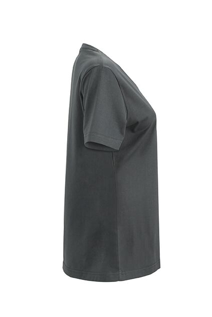 JAMES & NICHOLSON T-Shirt Damen V-Neck dark-grey Gr. M