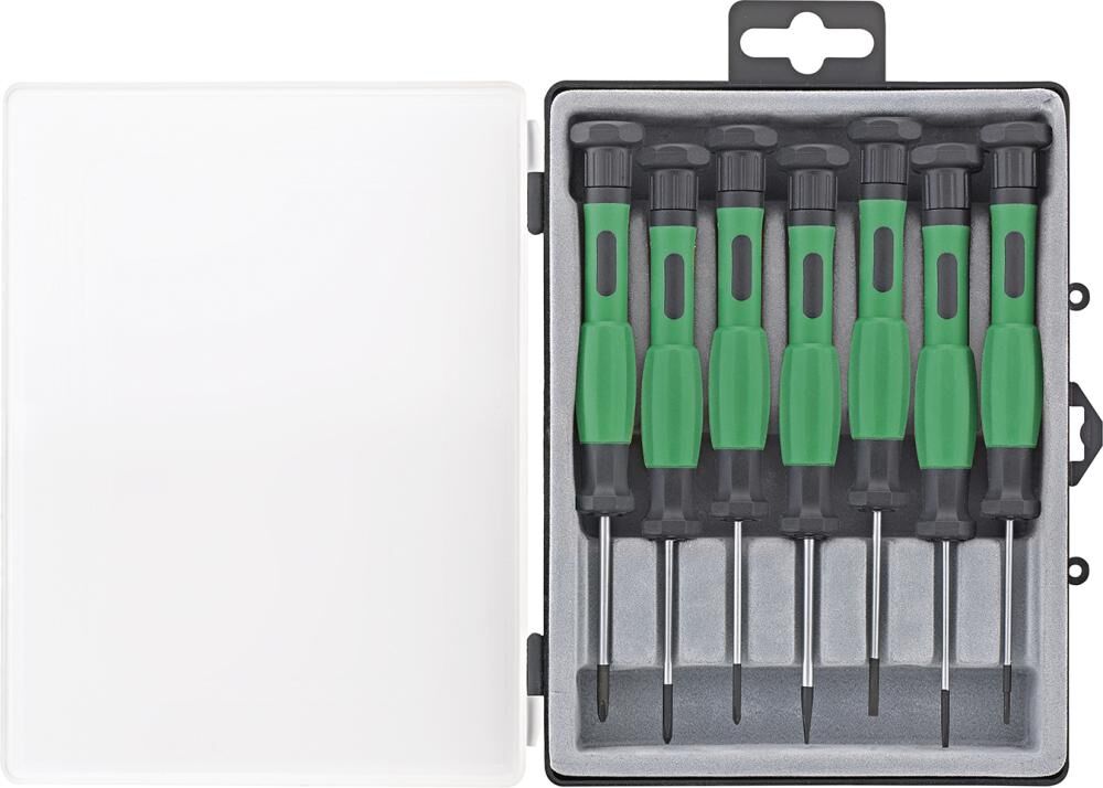 FORTIS Elektr.-Schraubendreher- Set 7tlg. Schl PH