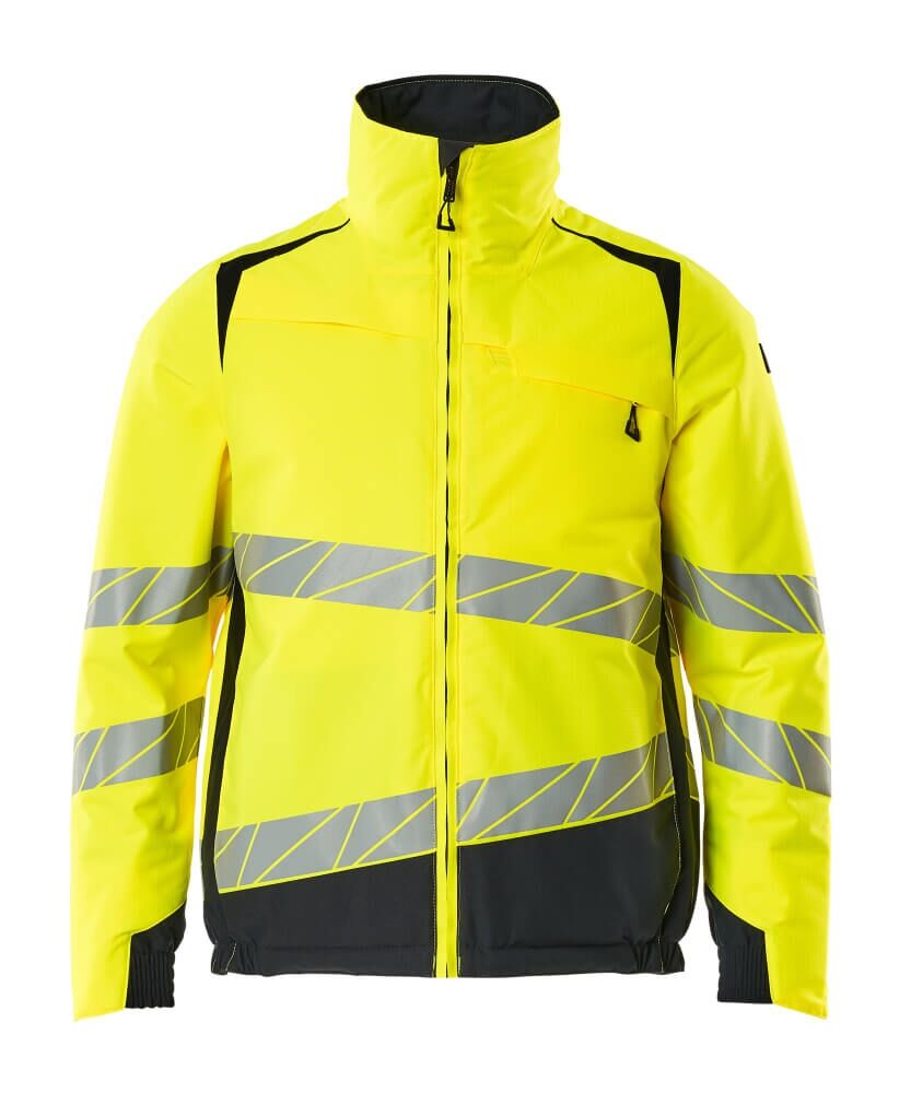 MASCOT Warnschutz Winterjacke Climascout Accelerate Gr. XL hi-vis gelb/blau 19435-231