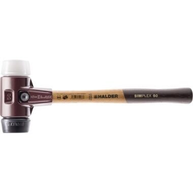 HALDER Schonhammer SIMPLEX 60mm Gummi/Superplastik