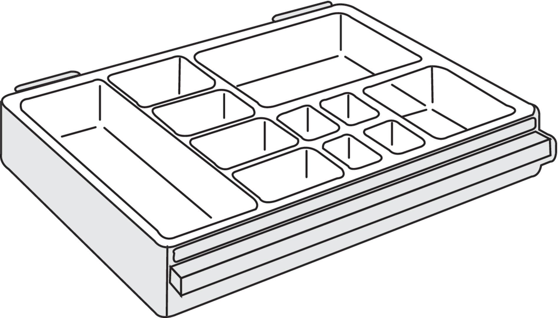 RAACO Etiketten Set a 6 Stk. für Schublade Typ C