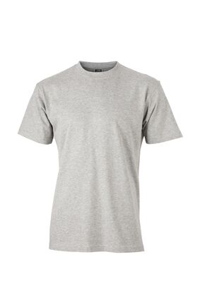 JAMES & NICHOLSON T-Shirt Gr. XL Rundhals Medium grey-heather