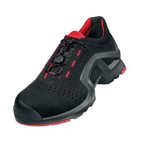 UVEX Sicherheitsschuhe x-tended S1PL Gr. 41 W11 ESD SR gelocht schwarz/rot 8519.2