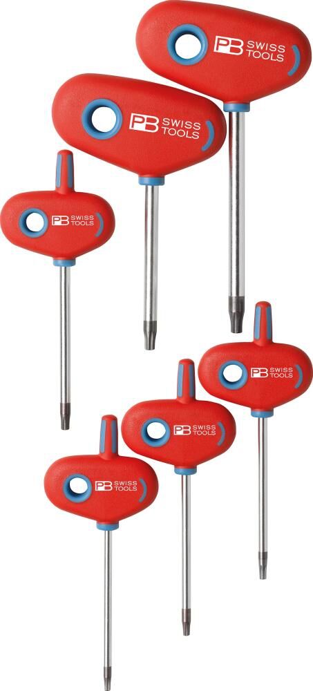 PB SWISS TOOLS Tools Quergriff-Schraubendreher Set im Karton 6-teilig T8-25
