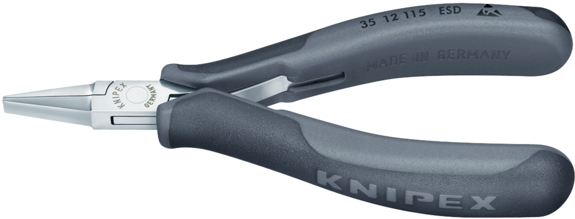 KNIPEX 35 12 115 ESD Elektronik- Greifzange ESD mit Mehrkohne 115mm