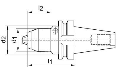 ALBRECHT Kurzbohrfutter 1-16mm BT40 AKL JIS B6339