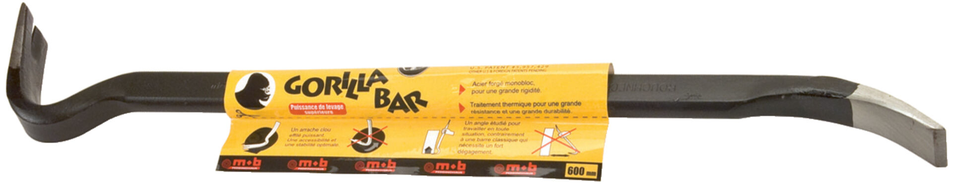 PEDDINGHAUS Nageleisen Gorilla-Bar 24 Zoll Art.0112.01.0024