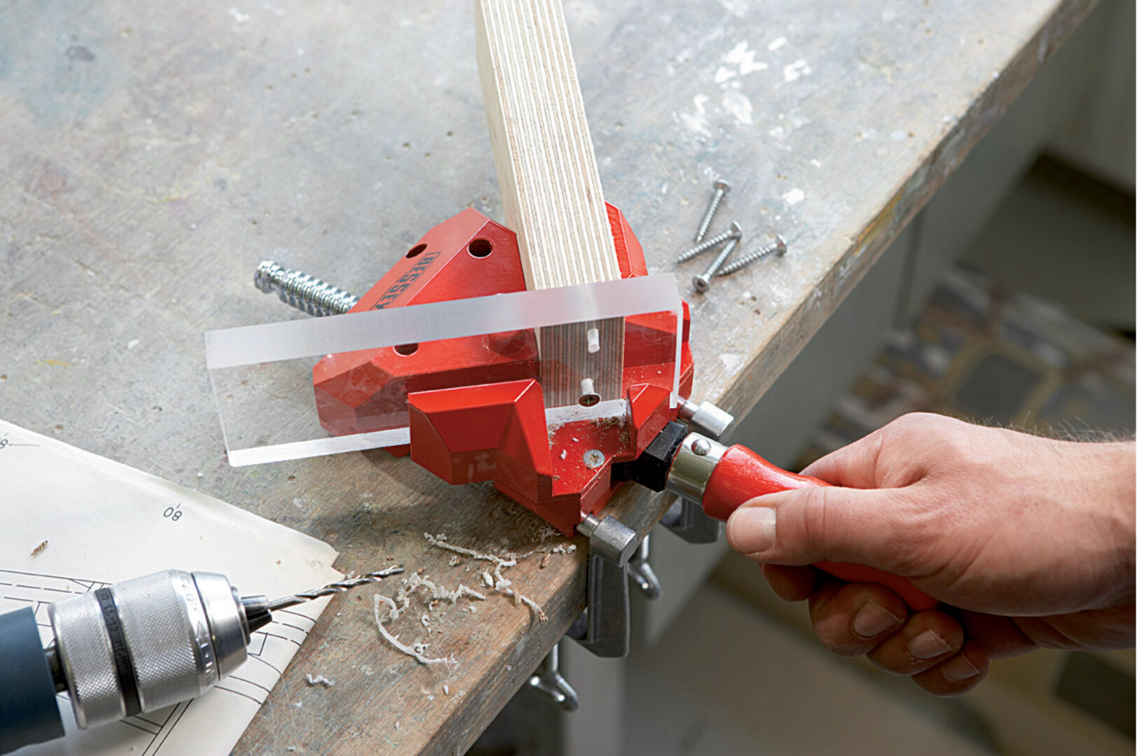 BESSEY Winkelspanner 2x100x80mm