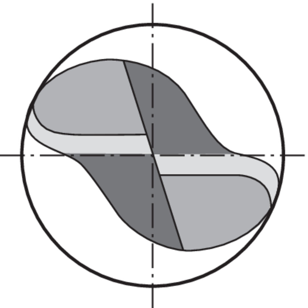 FORMAT Radiusfräser 10,0mm WN VHM HB Z 2 K TiAlN