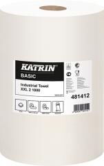 KATRIN Umweltrolle naturweiss 3-lagig 1000 Blatt 38x38 cm