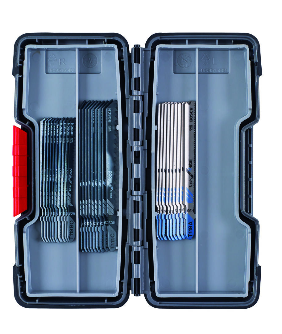 BOSCH Stichsägeblatt Set Tough Box Basic Wood/Metal 30-teilig