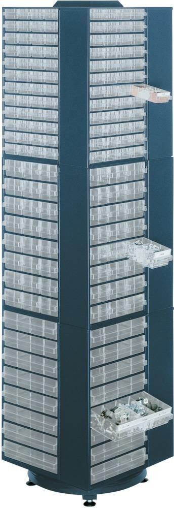 RAACO Drehständer leer 1760mm hoch blau