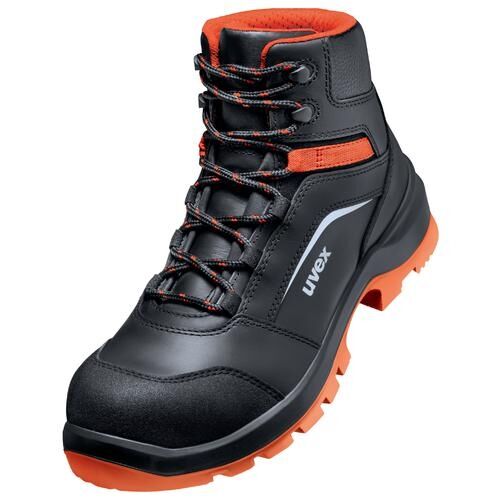 UVEX Sicherheitsstiefel Gr. 46 W11 S3 ESD SRC schwarz/rot 9507.2