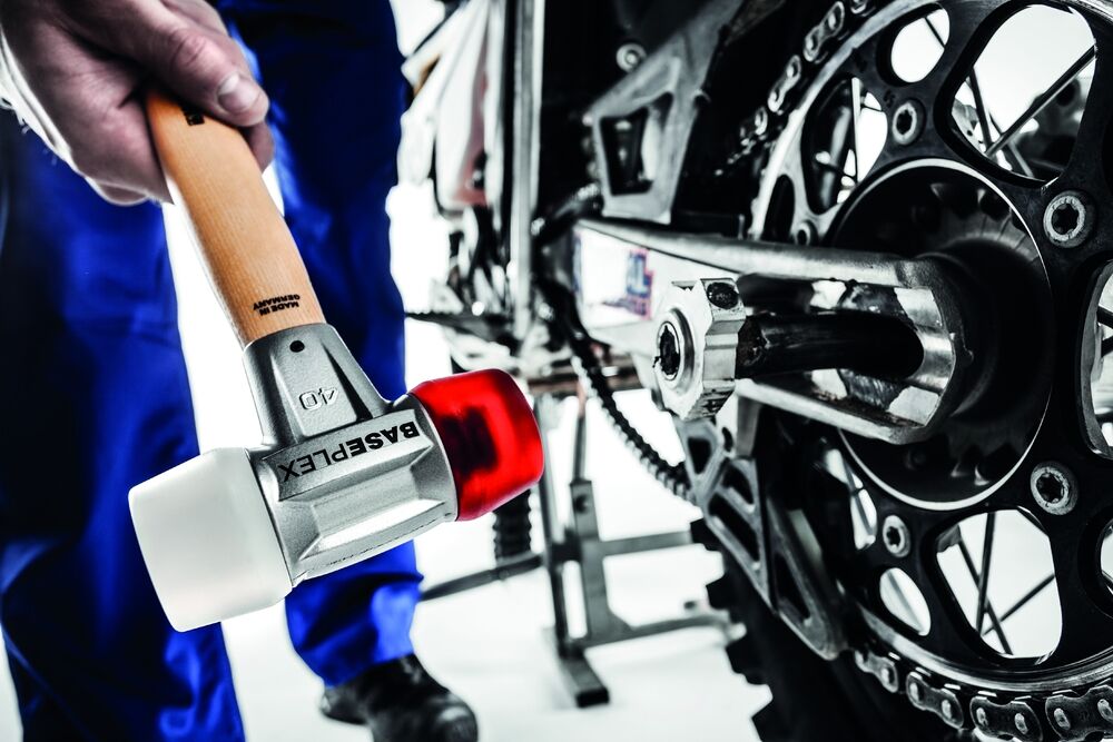 HALDER Schonhammer mit Einsätzen Celluloseacetat & Nylon,BASEPLEX 40mm