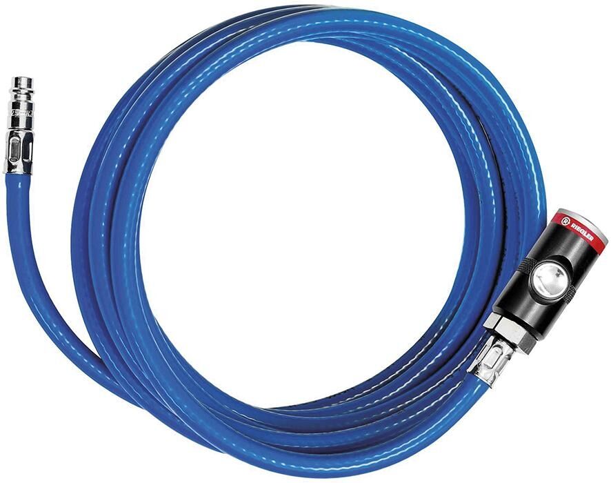 RIEGLER Schlauch Set blau 13x20mm mit Druckknopf-Kupplung 20m