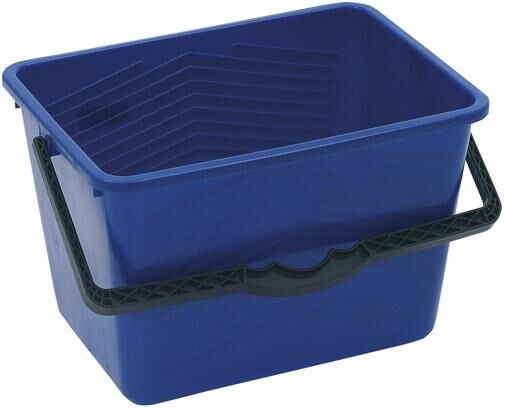 NÖLLE Farbeimer rechteckig 14l blau mit Maßeinteilung