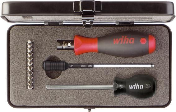 WIHA Drehmoment-Schraubendreher Set 0,8- 5Nm TX/IP 13-teilig