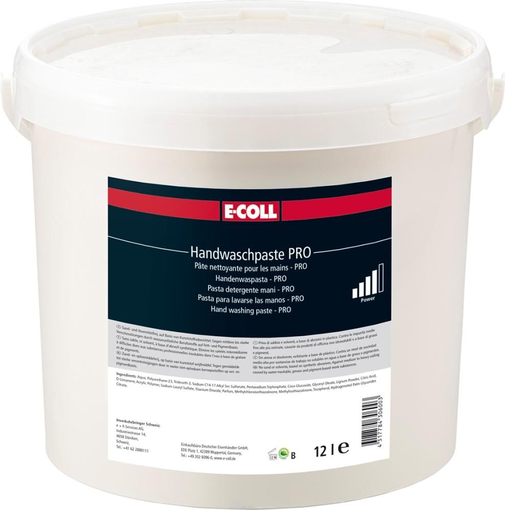 E-COLL Handwaschpaste Qualität 12L