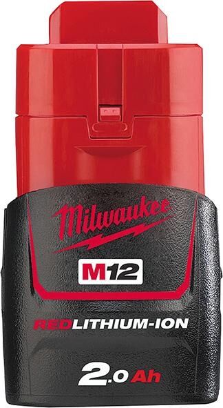 MILWAUKEE Akku M12 B2 12V 2Ah Li-Ion Red