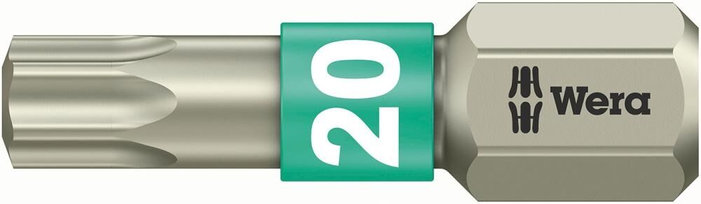 WERA Bit 1/4" T20x25mm rostfrei DIN3126 C 6,3