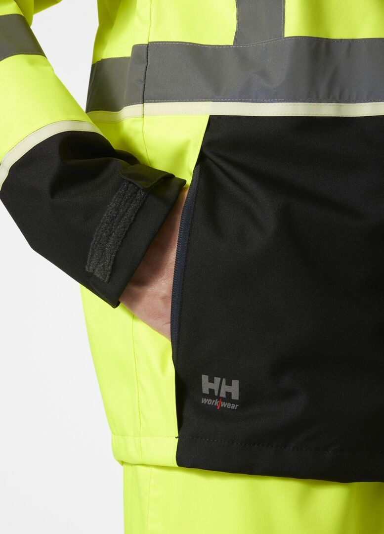 HELLY HANSEN Warnschutz Jacke UC-ME Gr. M yellow/ebony