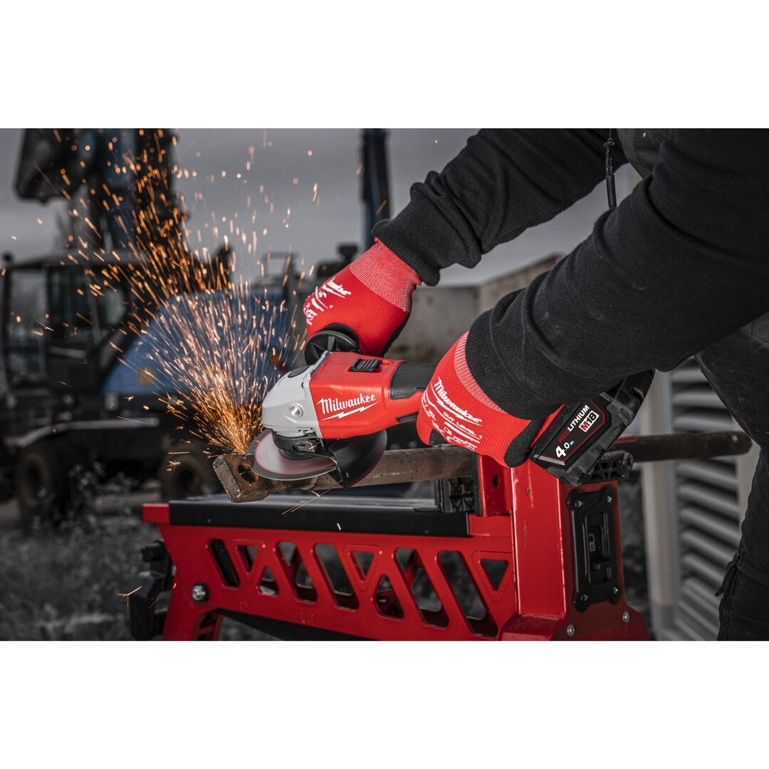 MILWAUKEE Akku-Winkelschleifer M18 BLSAG125X-0 ohne Akku-& Ladegerät