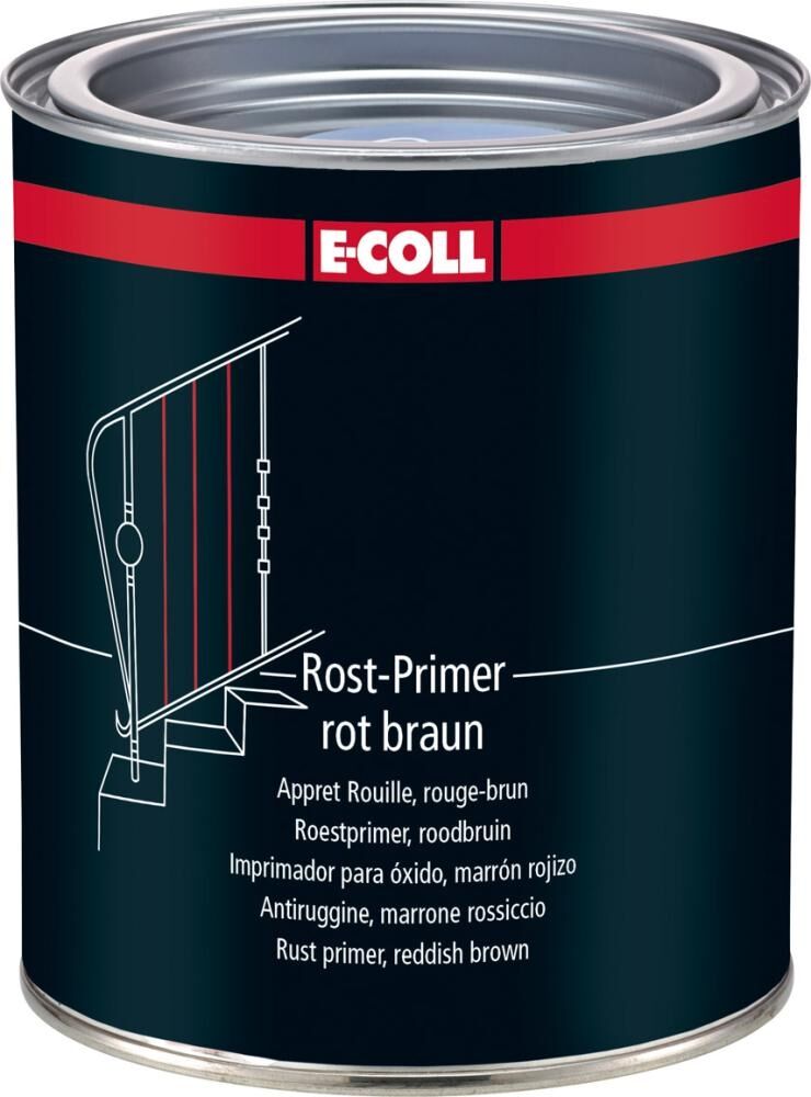 E-COLL Rostprimer 750ml rotbraun