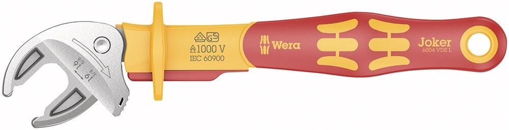 WERA Maulschlüssel VDE L 16-19mm selbstjustierend Joker
