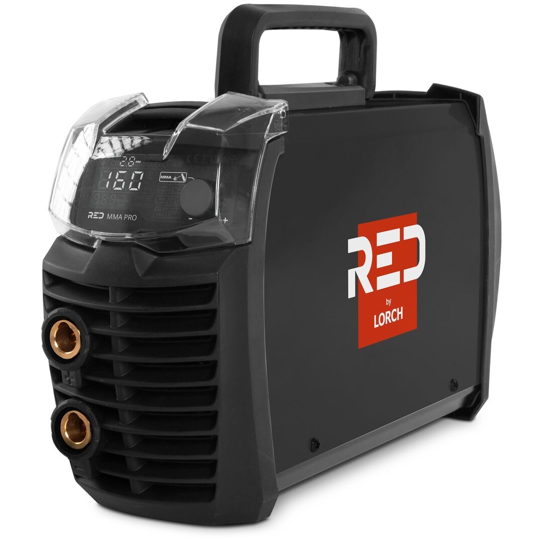 RED by Lorch Elektrodeninverter MMA 160 Pro, mit Massekabeln/E-Halter und Koffer