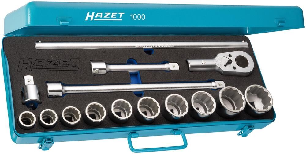HAZET Steckschlüssel Set 3/4" 15-teilig Nr.1000Z