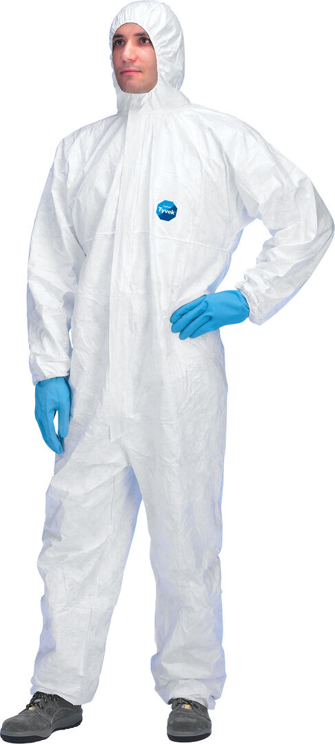 ASATEX TYVEK Einweganzug Classic 500 XPERT weiß Kat. III Typ 5 B 6 B Gr. XL