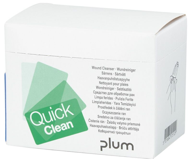 PLUM Wundreiniger QuickClean Box 20St.