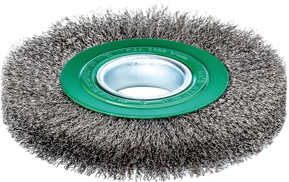 LESSMANN Rundbürste Edelstahl gewellt 200x30x0,3mm