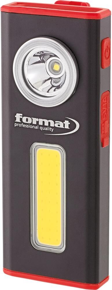FORMAT LED Akku-Handleuchte Alu 500 Lumen