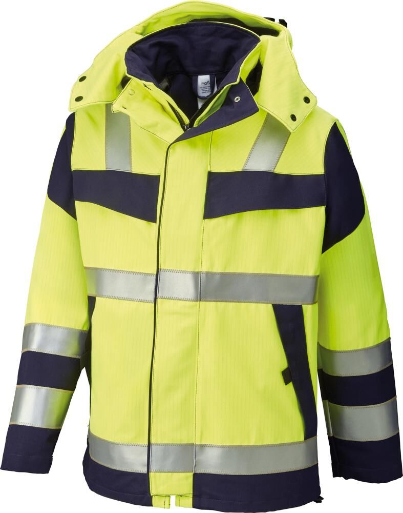 ROFA Jacke Arbeitsjacke 367 Gr. 48/50 leuchtgelb/marine