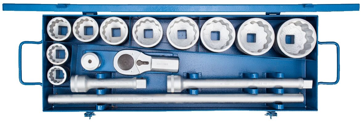 GEDORE Steckschlüssel-Set 1" 15-tlg UD-Profil 36-80mm D 21 EMU-10 6181600