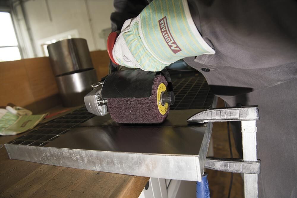 KLINGSPOR Vliesrad medium 100x100x19mm NFW600
