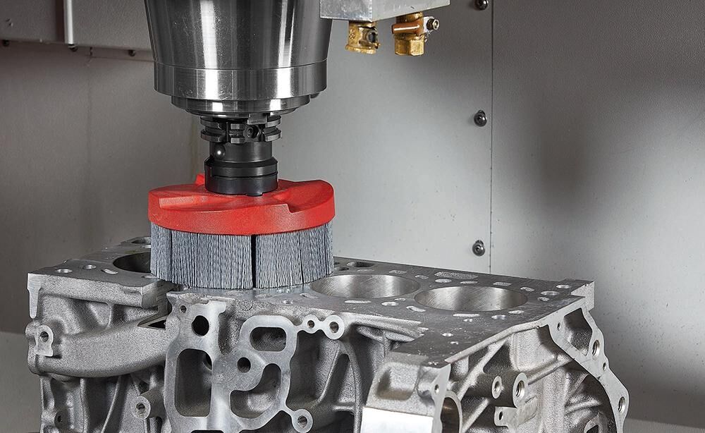 LESSMANN CNC-Tellerbürste HFB SiC 50 x35mm K 120 B16 DKN