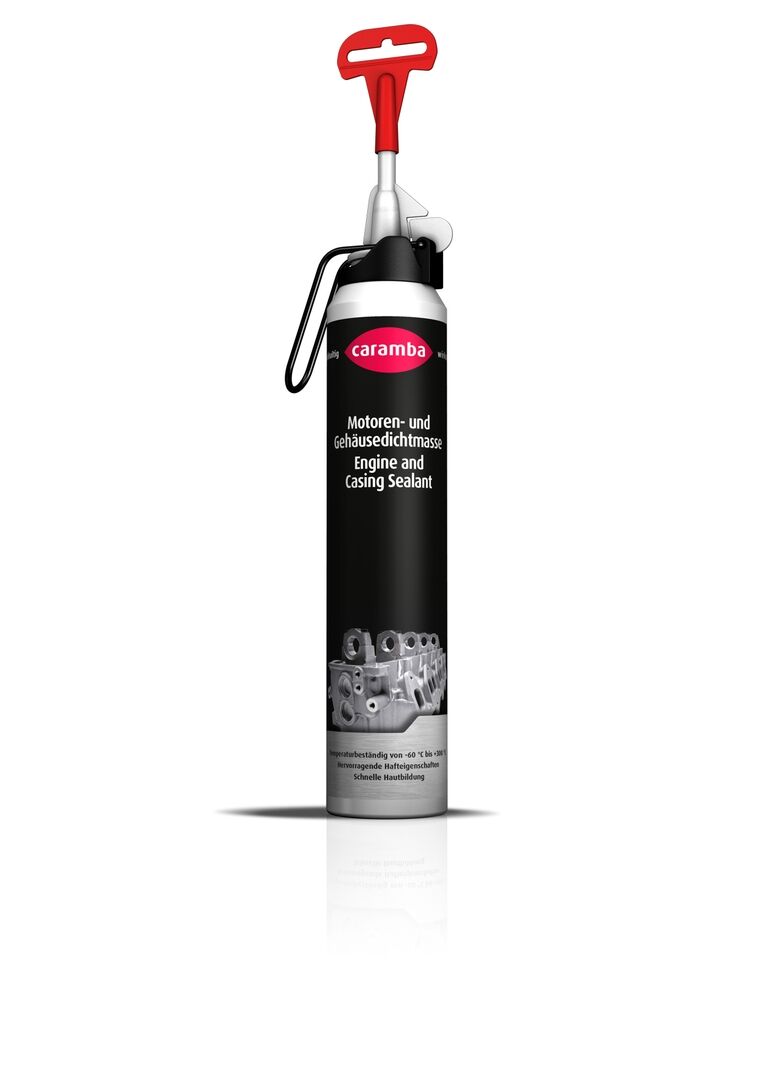 CARAMBA Motoren- & Gehäusedichtmasse 200ml Kartusche rot " Profi-Serie"