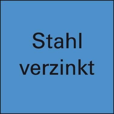 GESIPA Blindnietmutter Stahl verzinkt Flachkopf M6X 9X15,5mm
